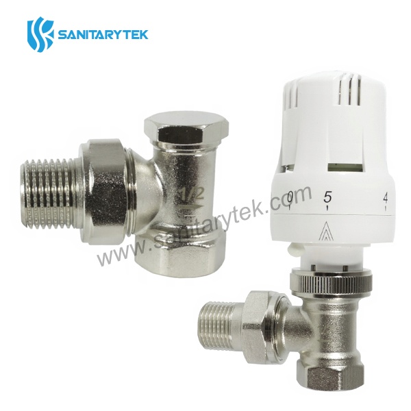 Thermostatic valve set