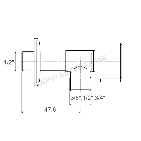 stainless steel angle valve