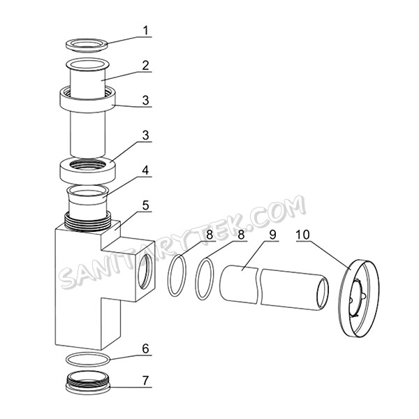 square bottle siphon