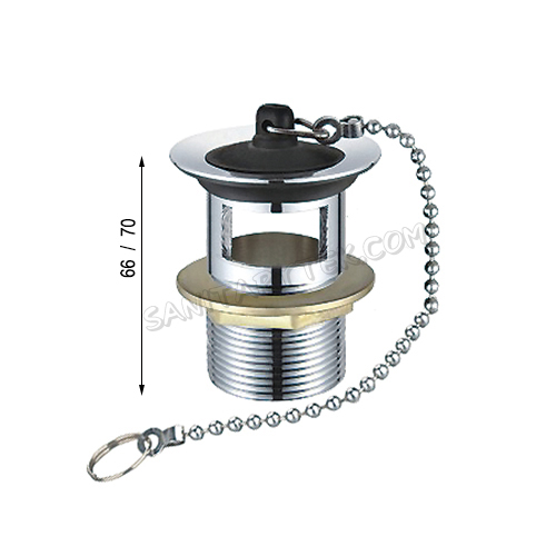 Poly Plug Slotted Basin Waste