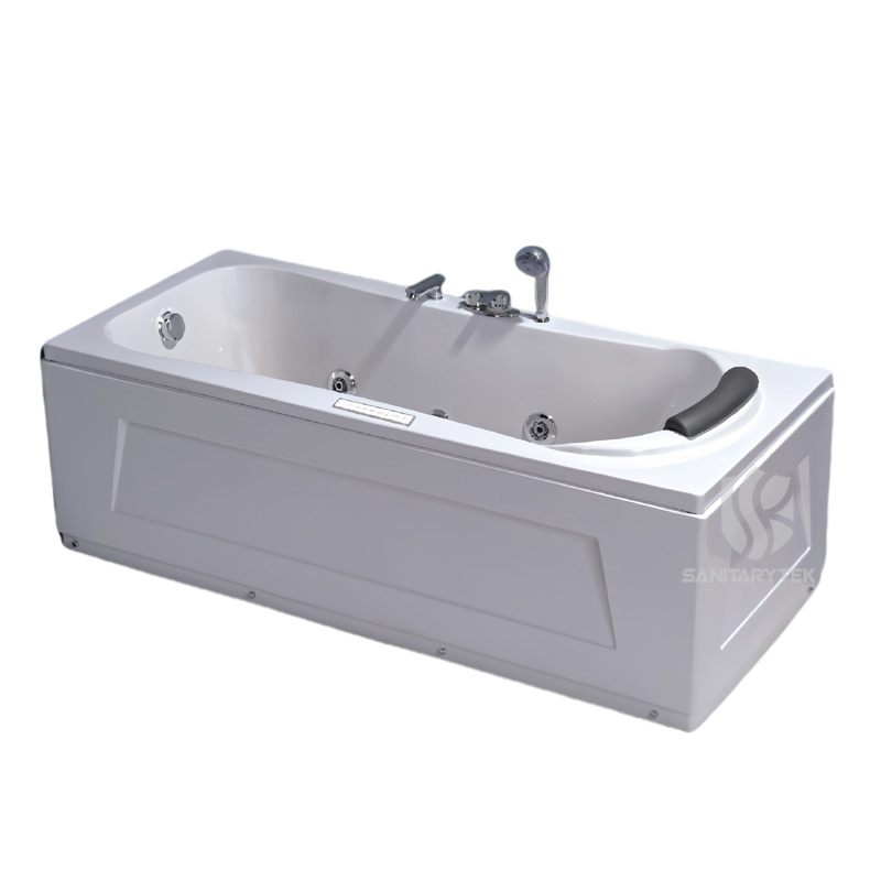 Rectangular Whirlpool Bathtub