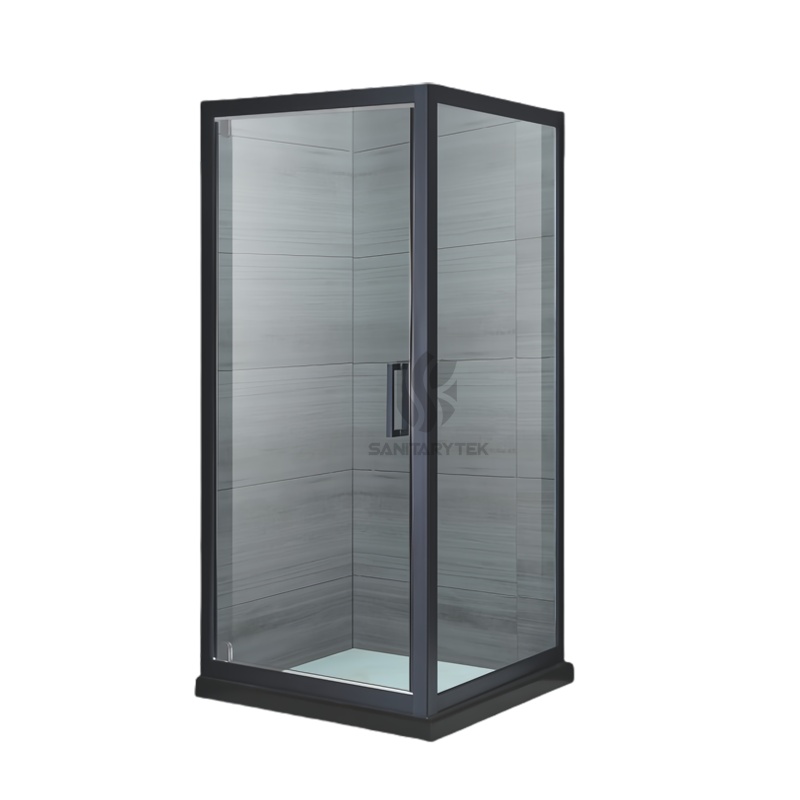 Black Pivot Shower Enclosure