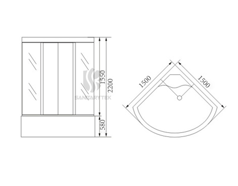 steam shower cabin