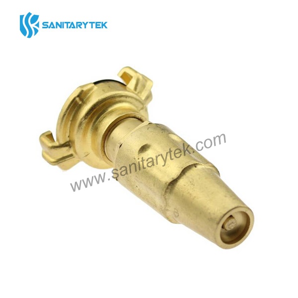 Brass Garden Hose Coupling with Nozzle