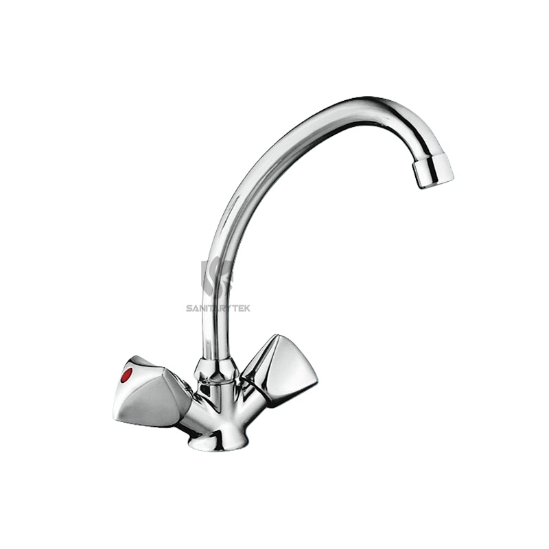 One hole sink mixer