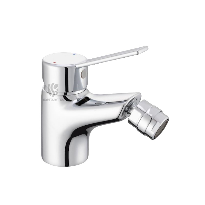 Single lever bidet mixer