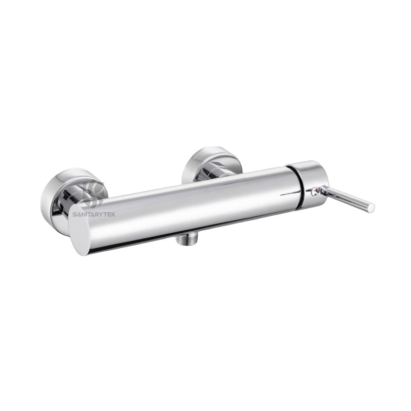 Wall single lever shower faucet