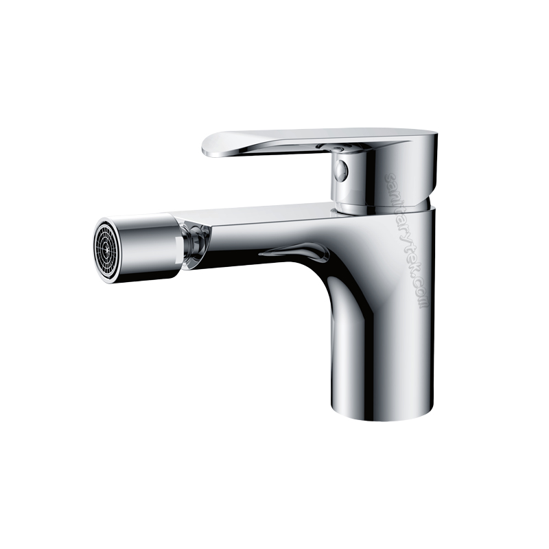 Single lever bidet mixer