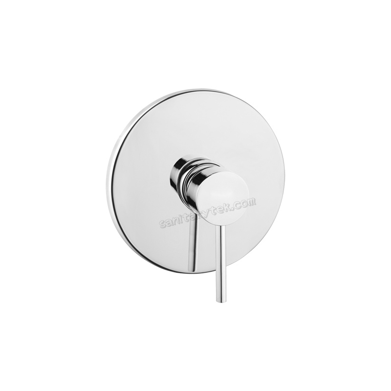 Single lever concealed shower mixer 1-way Continental