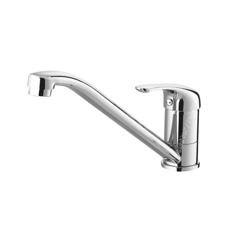 Single lever kitchen sink mixer