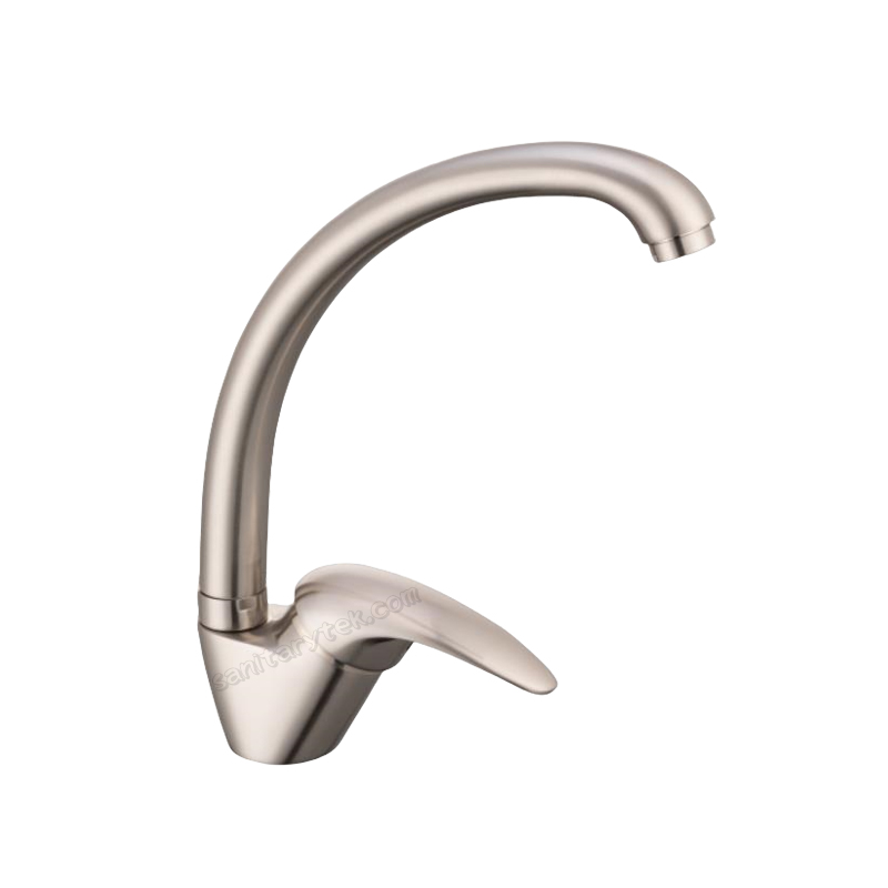 Sink mixer with high spout