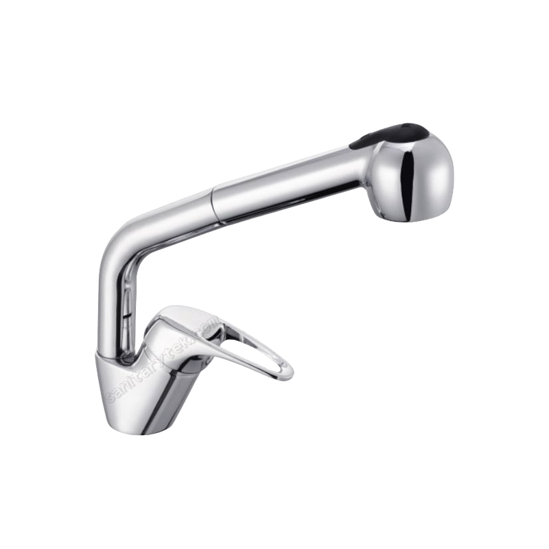 Kitchen mixer extensible shower