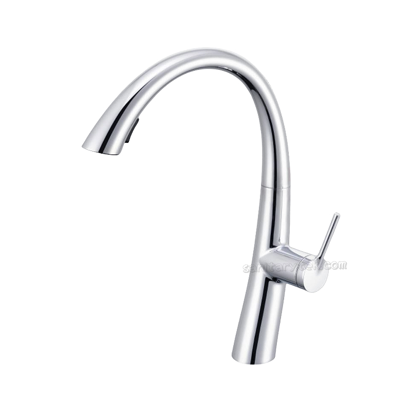 kitchen sink mixer, pull-out spray