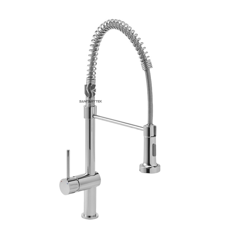 Single Lever Pull Down Spray Kitchen Faucet