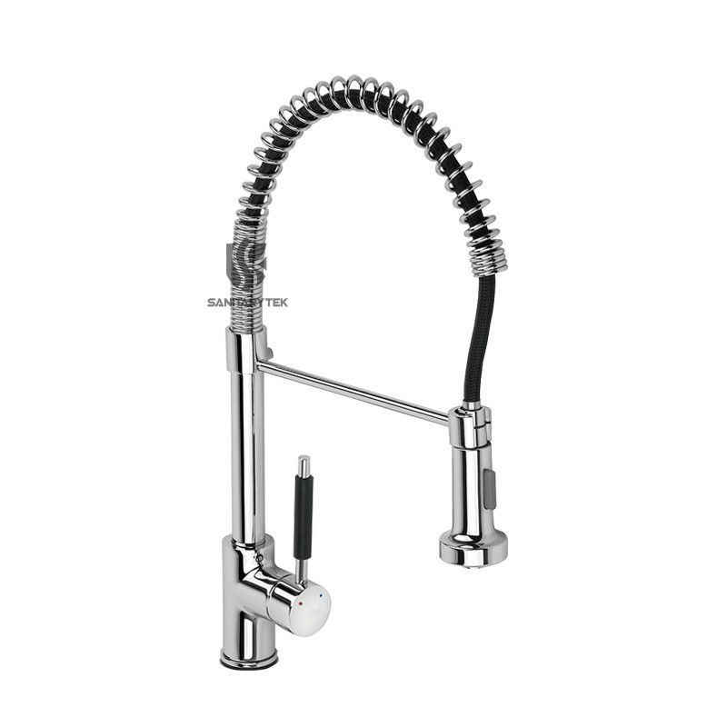 Pull down kitchen sink mixer