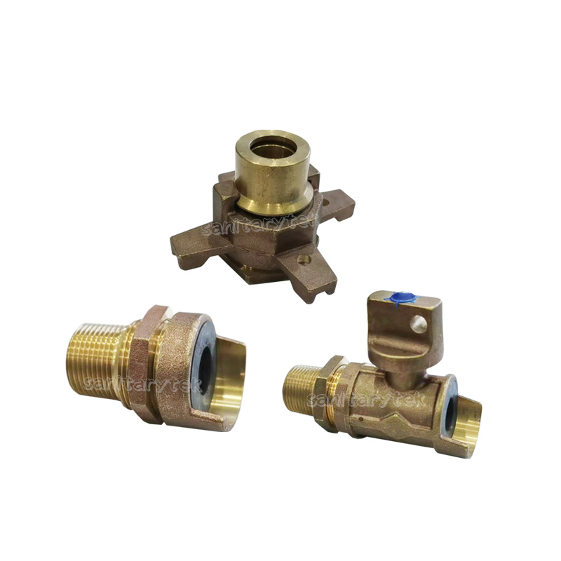 Bronze Star expansion fitting for water meter