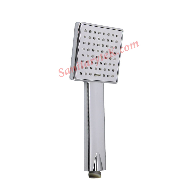 Chrome ABS square hand shower,1 function