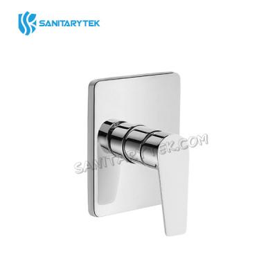 1-function in-wall concealed mixer chrome, square