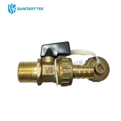 Brass boiler drain valve