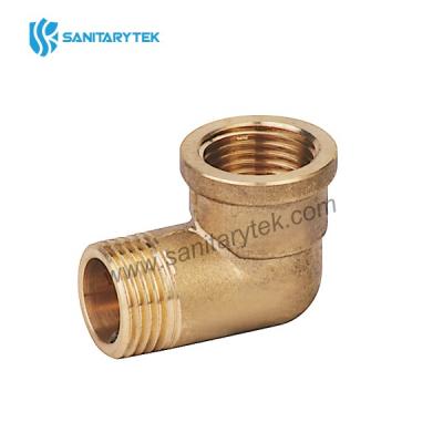 Brass elbow 90° with internal/external thread