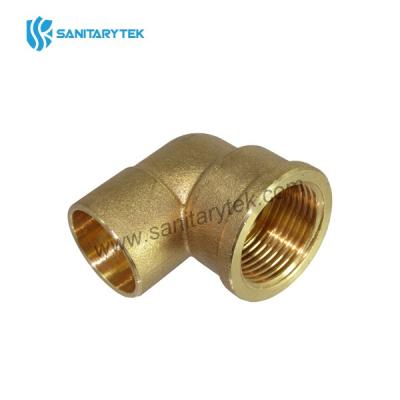 Brass elbow female for solder FxC