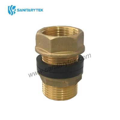 Brass tank connector Male / Female thread