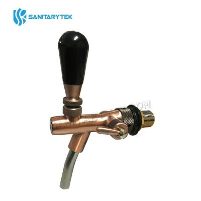 Compensator beer tap bronze plated