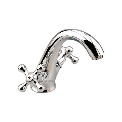 Double handle washbasin mixer