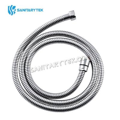 Extensible double lock stainless steel shower hose