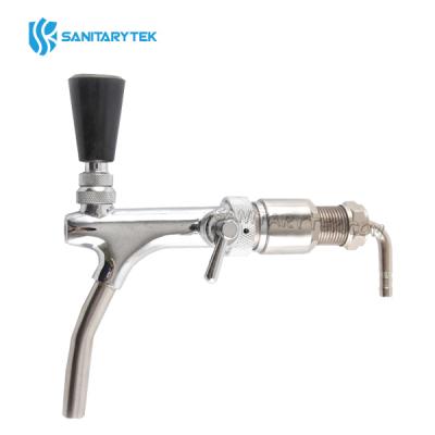 Germany style adjustable beer tap, chrome