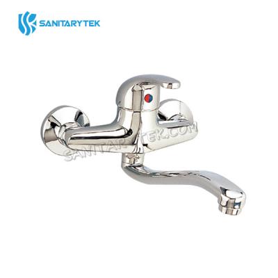 Kitchen wall mounted faucet, with 
