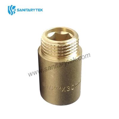 Male-Female brass extender (hexagon inside)