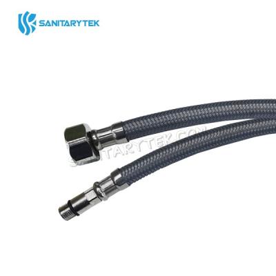Nylon braided flexible hose with short tip
