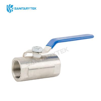 One Piece 304 Stainless steel ball valve