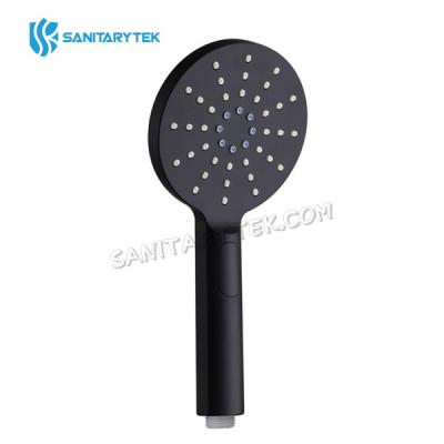 Round 3 functions matte black hand shower spray