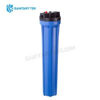 Slimline blue water filter housing 20 inch