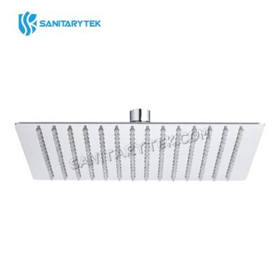 Square stainless steel shower head
