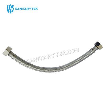 Stainless steel braided flexible hose, FxF