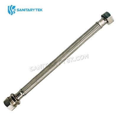 Stainless steel braided flexible tap connector hose