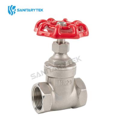 Stainless steel gate valve - threaded