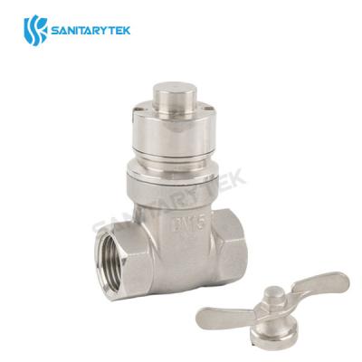 Stainless steel lockable gate valve