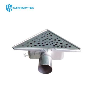 Stainless steel triangle floor drain