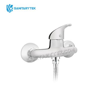 Wall-mounted shower faucet