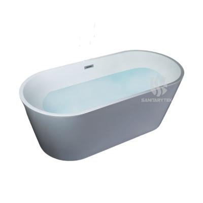 Acrylic Oval Freestanding Soaking Bathtub