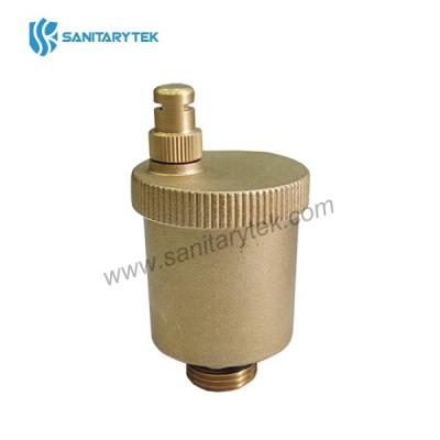 Automatic air vent valve in yellow brass