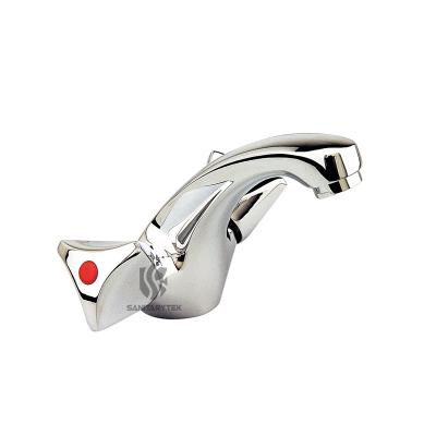 Basin faucet, triangle handle