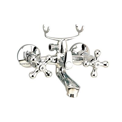 Bath wall mounted faucet, without shower set, chrome