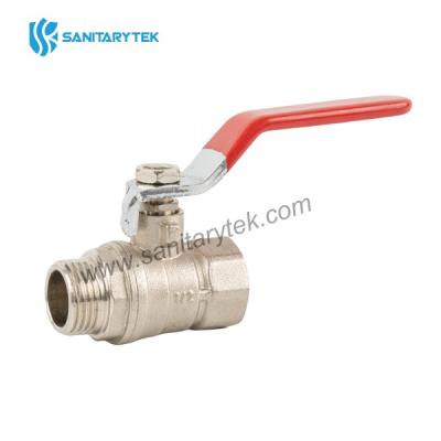 Brass ball valve male/female with lever handle
