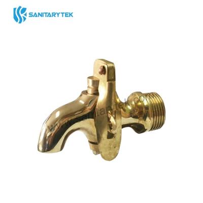 Brass lockable tank tap