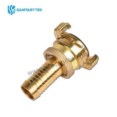 Brass quick bayonet coupling with hose tail - high pressure